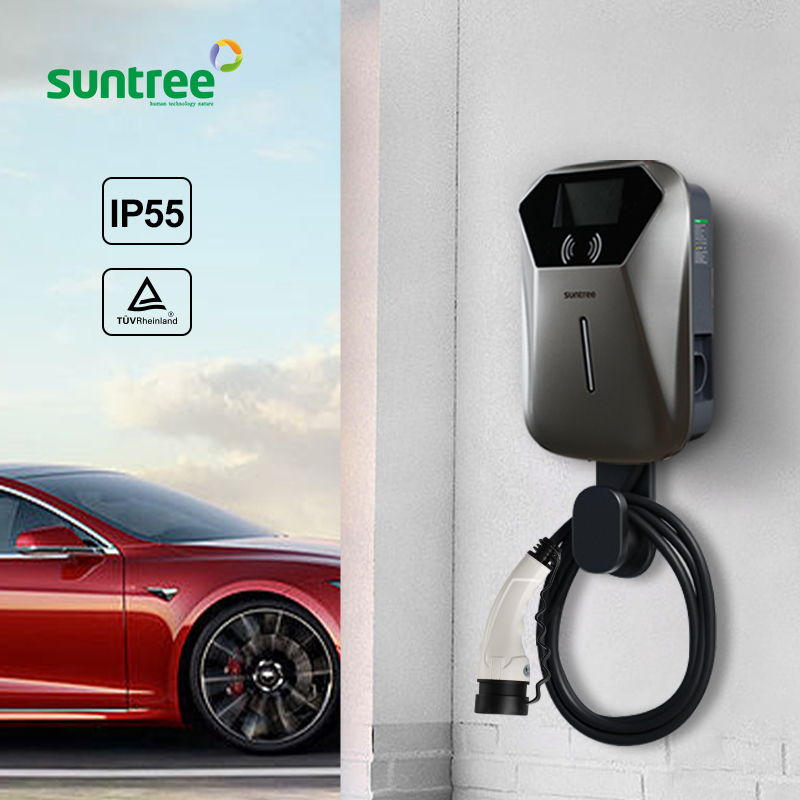 Ev Charging Pile - 7-22kW AC Ocpp Wallbox EV-Autoladestation mit
