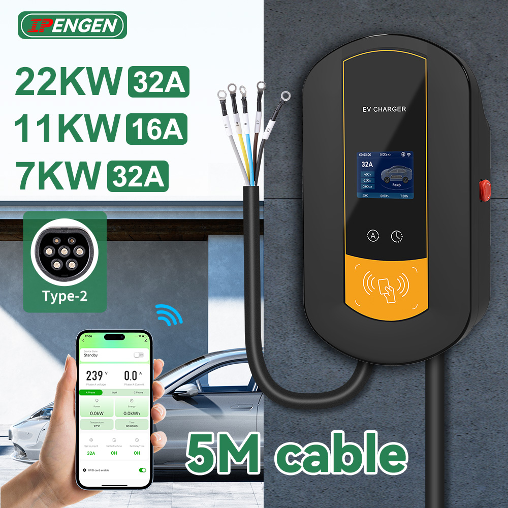 Home Ev Charger - IPENGEN Typ2 EV-Ladestation 7 kW/11 kW/22
