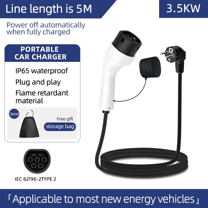 Ev Charger Adapter - ROMADA 3,5KW 16A EV Tragbares Ladegerät