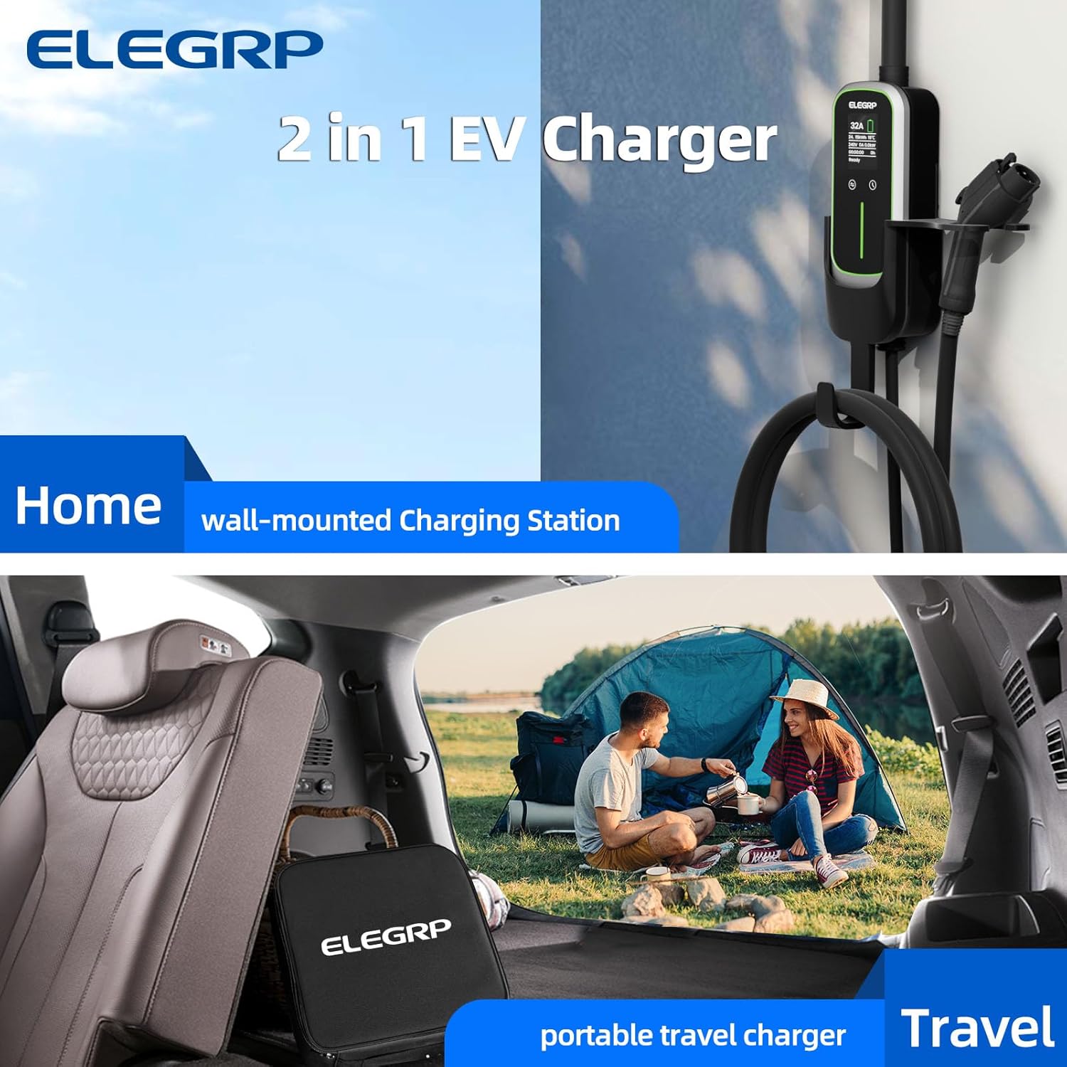 ELEGRP 32 Amp tragbares Ladege – Portable Ev Charger Bewertung und Preis