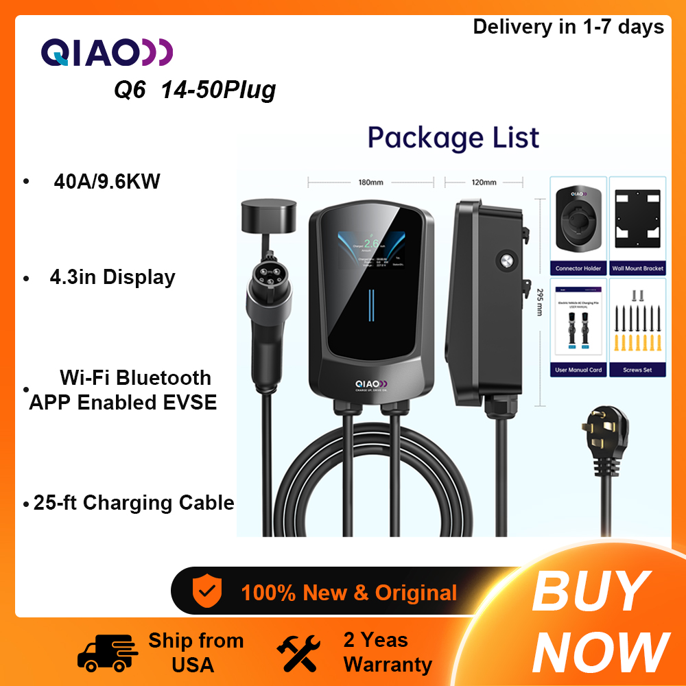 QIAO Level 2 Elektrofahrzeug-L – Portable Ev Charger Bewertung und Preis