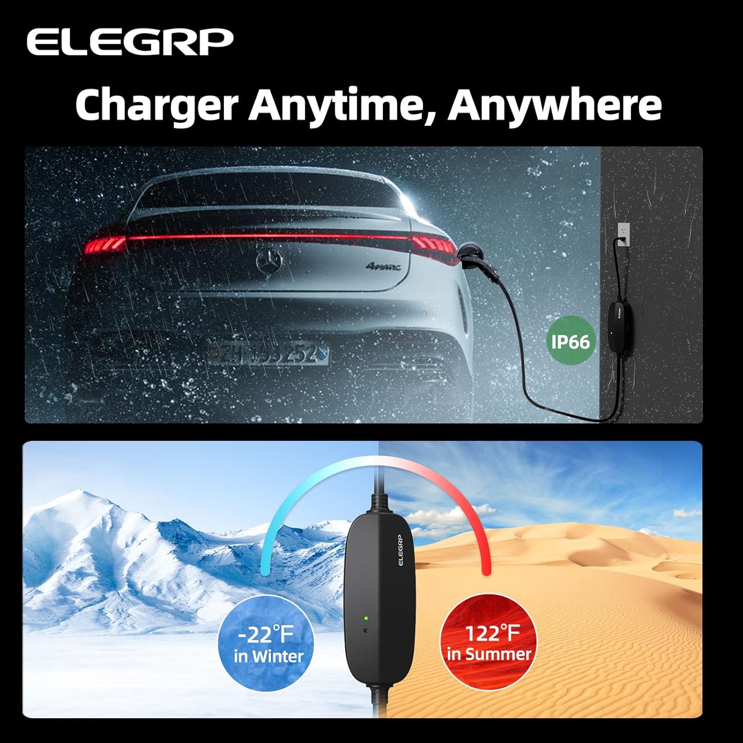 ELEGRP J1772 AC Schnell-Ladest – Portable Ev Charger Bewertung und Preis