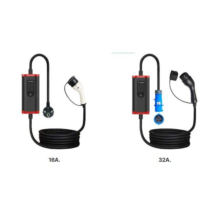 7 kW Typ 2 (IEC 62196) Tragbar – Ev Charger Bewertung und Preis