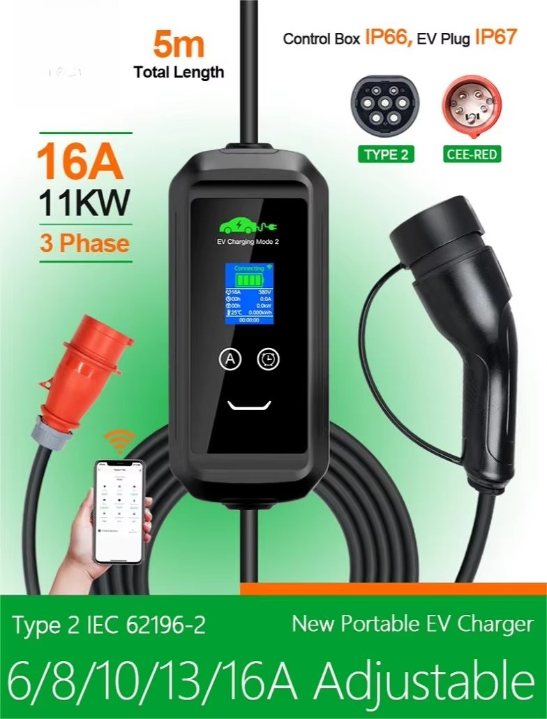 Maßgefertigter USA AC Tragbare – Ev Charger Bewertung und Preis