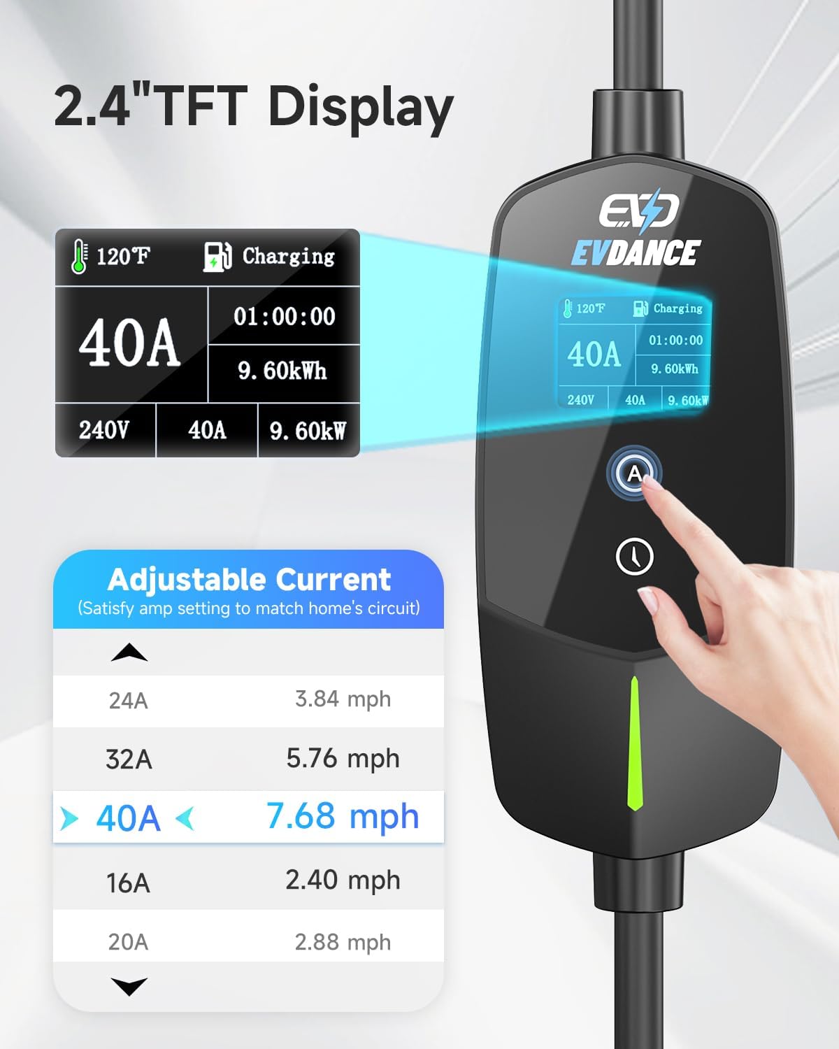 EVDANCE Tragbares EV-Ladegerät – Portable Ev Charger Bewertung und Preis
