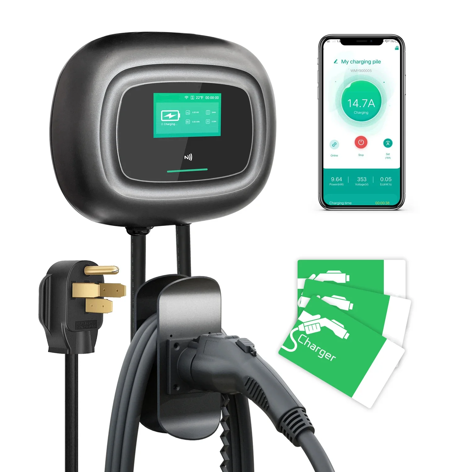 NEUE Khons Wandmontierte Elekt – Fast Ev Charger Bewertung und Preis